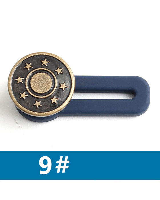 Bouton De Rallonge De Taille À Ressort En Métal Pour Jean