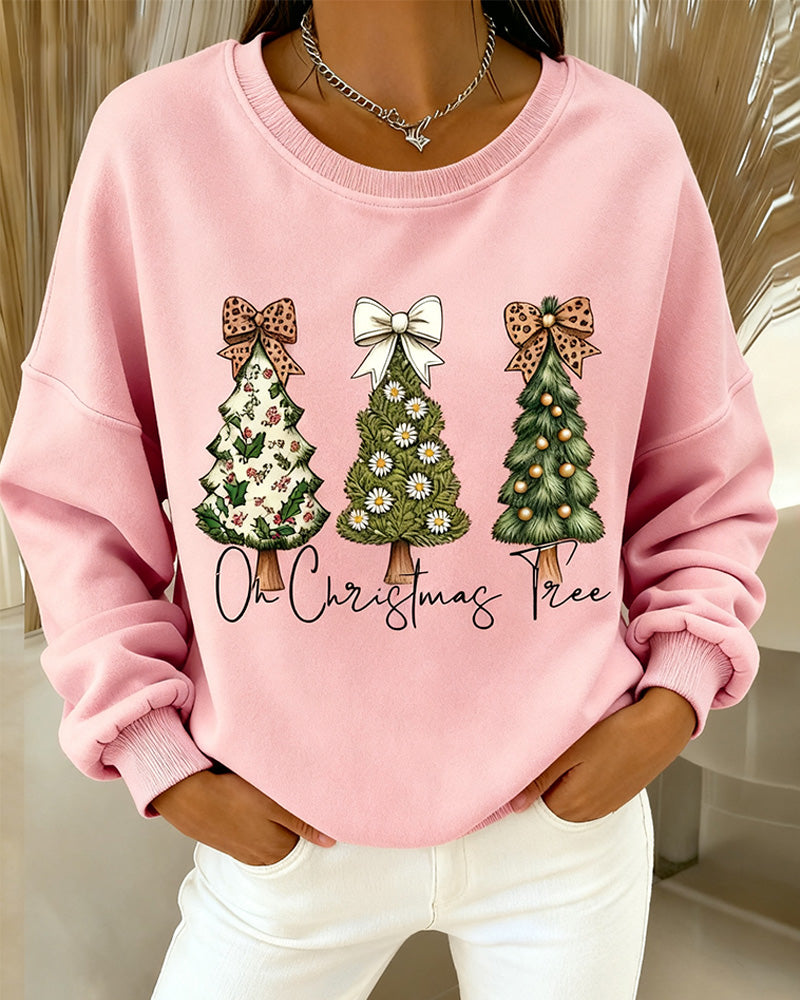 Sweat Imprimé Ample À Emmanchure Tombée