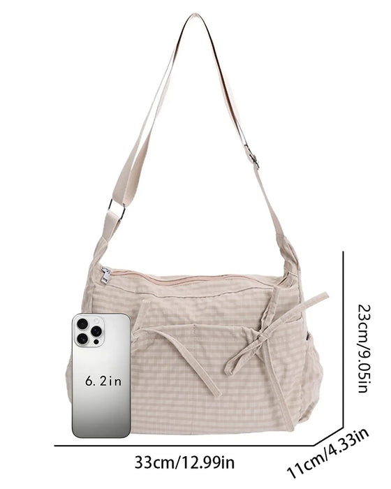 Sac Nœud Carreau Crossbody