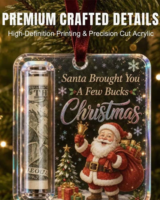 Noël Argent Cadeau Ornement