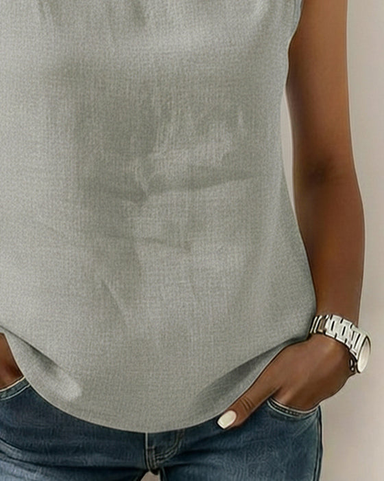 Chemisier Pur Coton Col Manches Longues