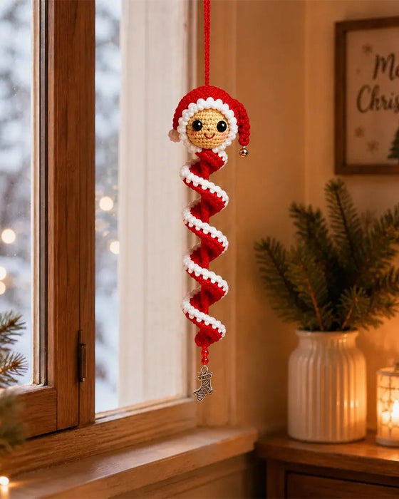 ☃️ Kit DIY Bonhomme De Neige En Spirale Au Crochet