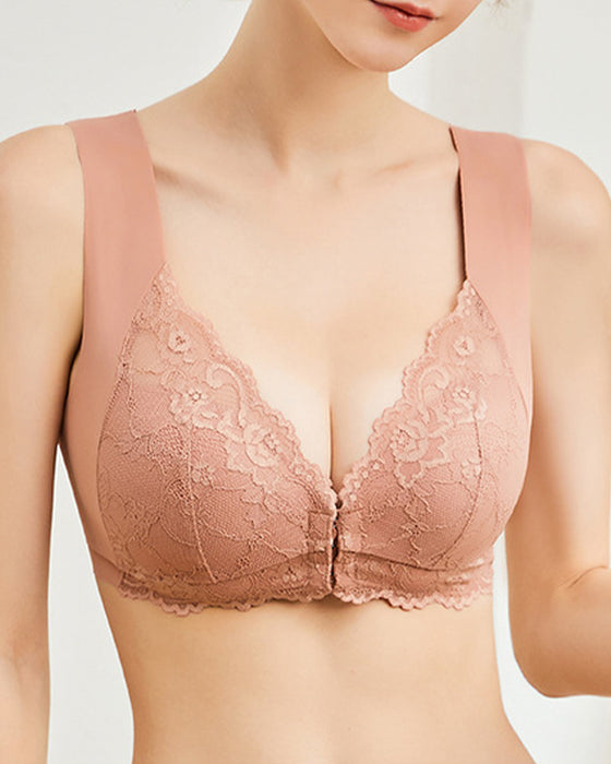 Soutien-Gorge Sans Couture Push Up Dentelle