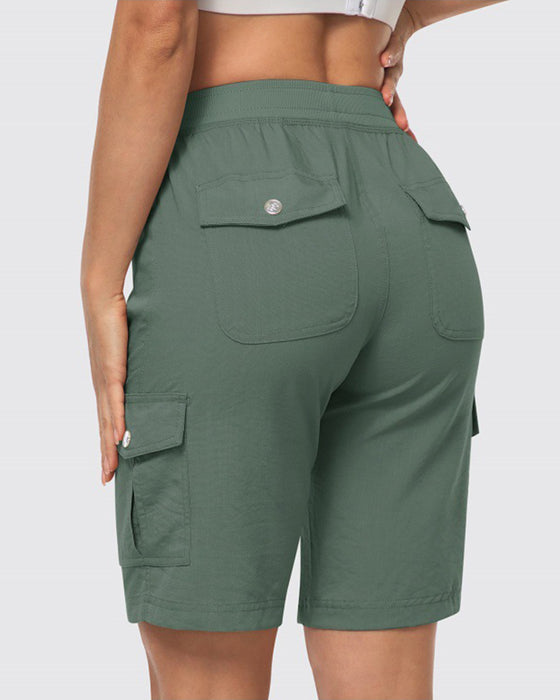 Shorts Femmes Short Cargo Séchage Rapide Avec Poches