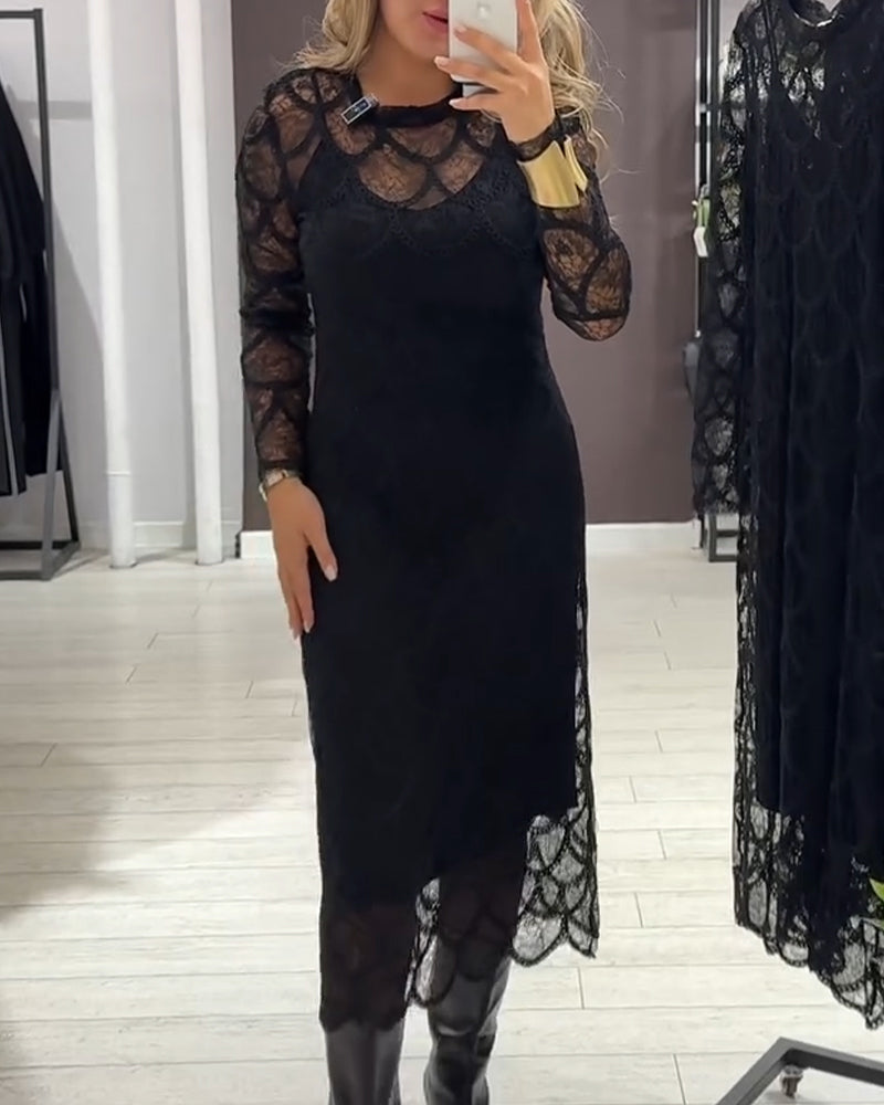 Ensemble Cover Up & Robe Cami Dentelle