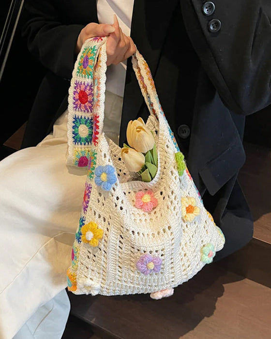 Sac Femme'S Ethnique Crochet Corps Croisé