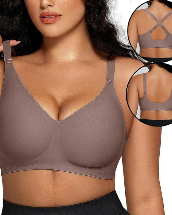 Soutien-Gorge Femme Confortable Sans Coutures Bonnets Complets Doux et Crémeux