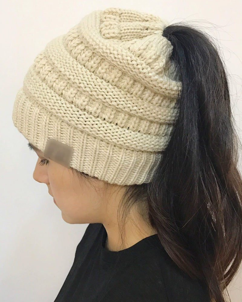 Bonnet Torsadé Chic Et Confortable Pour L’Automne Et L’Hiver