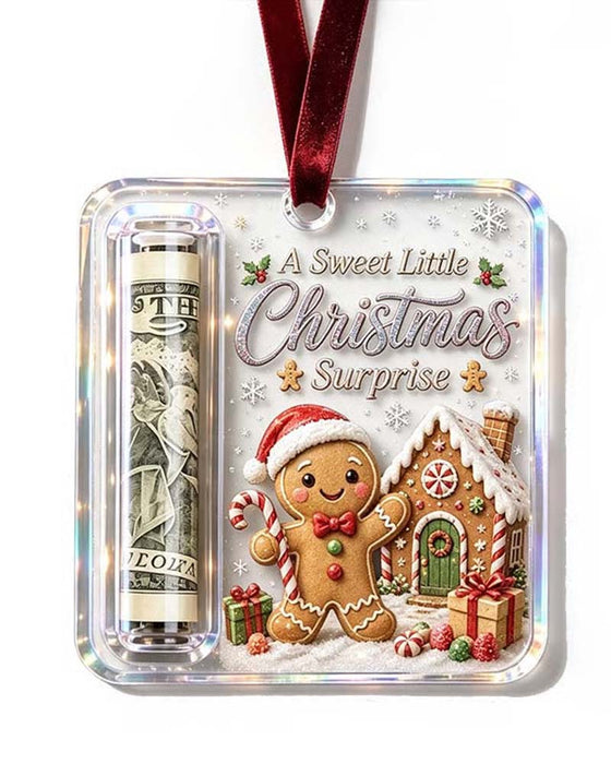 Noël Argent Cadeau Ornement