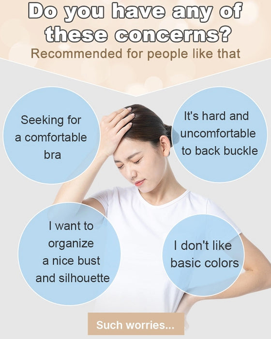 Soutien-gorge Fermeture Devant Satin Dentelle