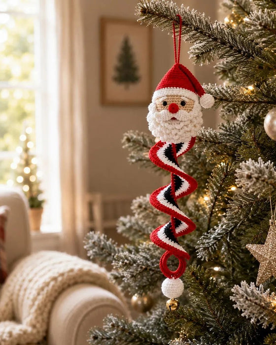 ☃️ Kit DIY Bonhomme De Neige En Spirale Au Crochet