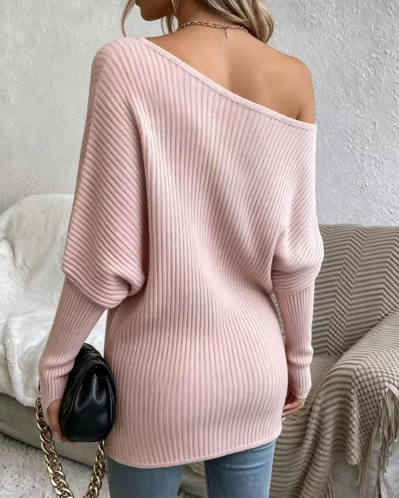 Pull Épaule Unique Uni