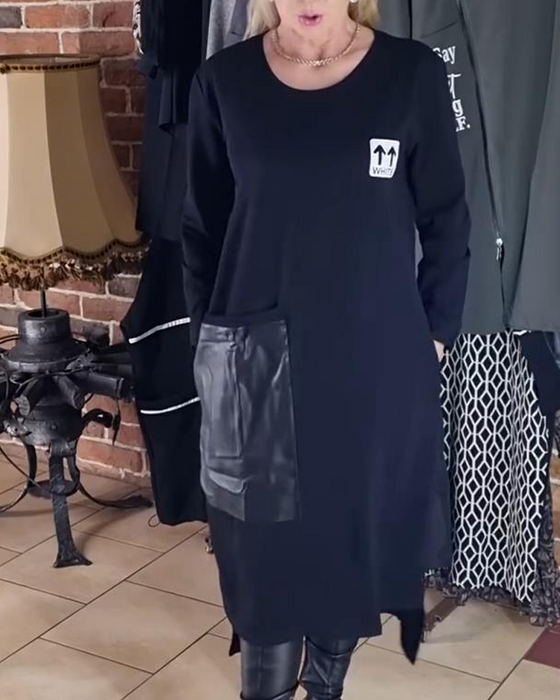 Robe Ample Grande Taille Panneaux Pu