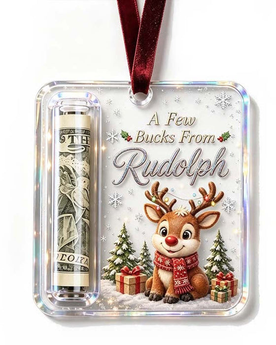 Noël Argent Cadeau Ornement