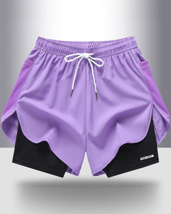 Shorts Respirant Séchage Rapide Double Couche