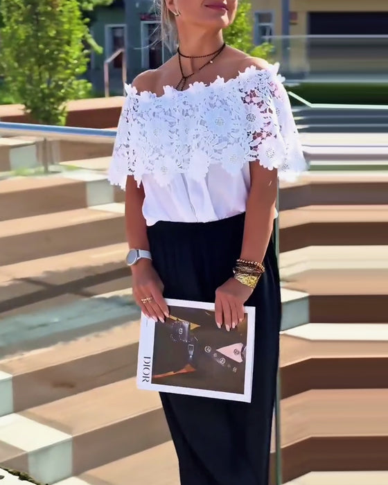 Blouse Dentelle Design Mode