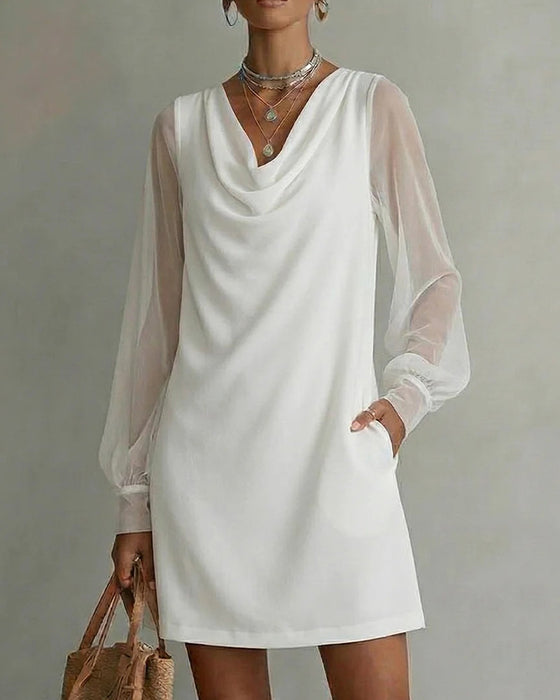 Robe Manche Respirante Col Cloche