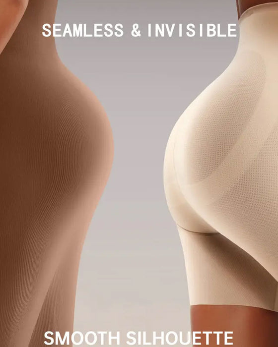 Gaine De Contrôle Du Ventre Shapewear Shorts Confortables Respirantes Pour Femmes Shorts Gainants Élévateurs De Fesses Taille Haute Sous-Vêtement Sans Couture Sous Robe