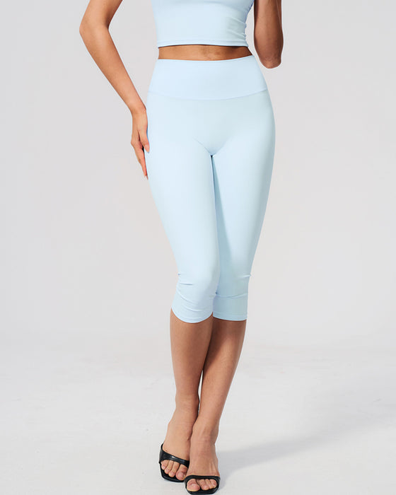 Leggings Yoga Taille Haute Mi-Longue