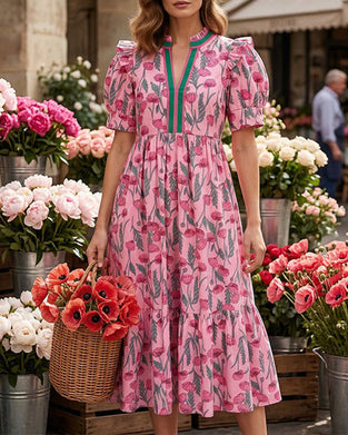 Robe Taille Haute Imprimé