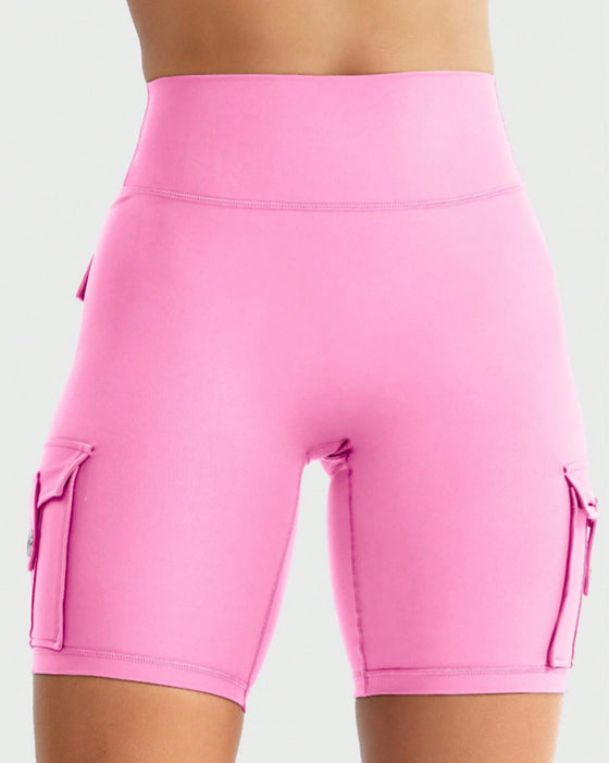 Leggings Femme Multi-Poches Cyclisme Capri