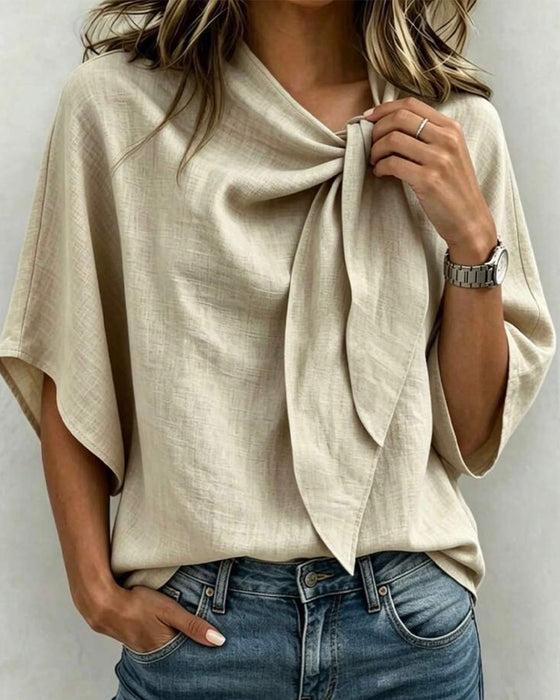 Blouse Décontractée Uni