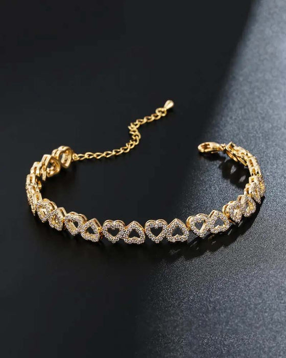 Bracelet Amour Diamant Mode