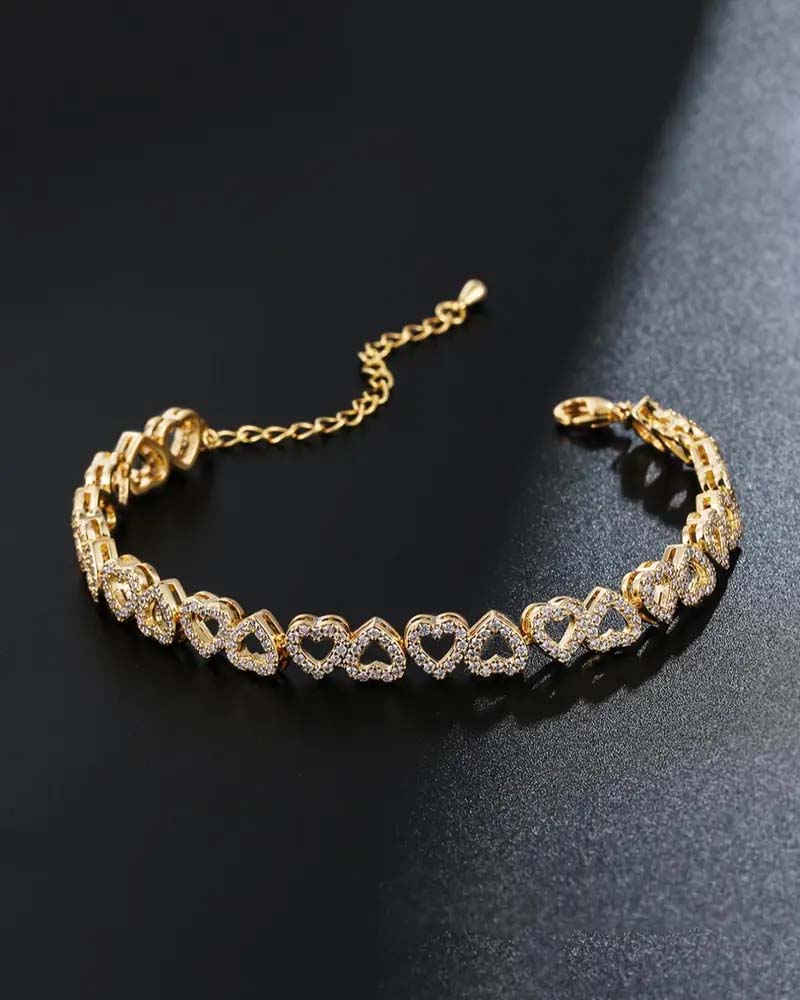 Bracelet Amour Diamant Mode