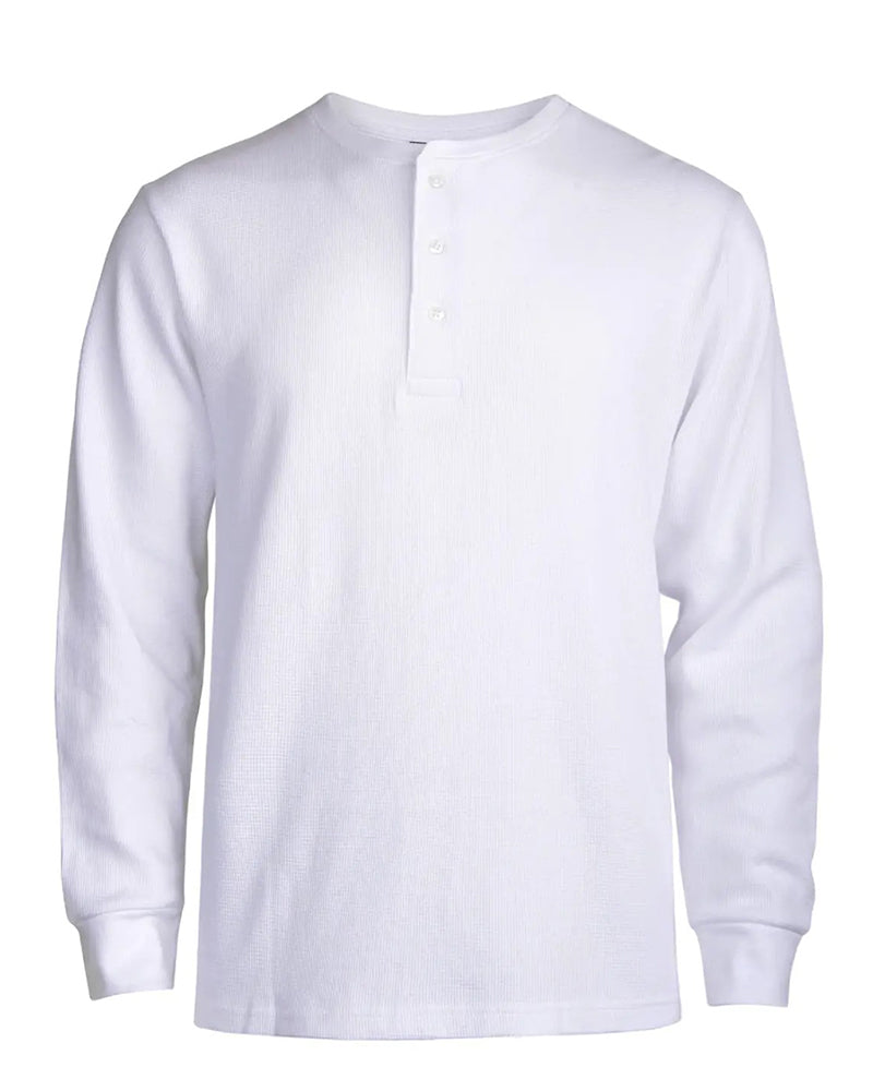Chemise Col Rond Henley Manche Longue