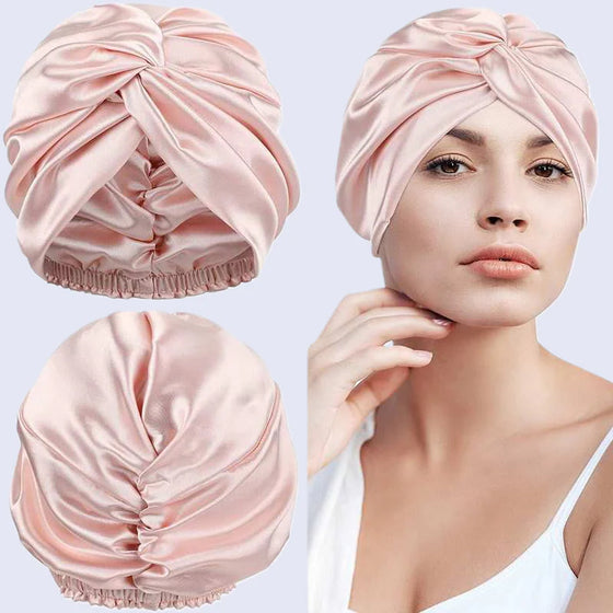 Bonnet Pour Cheveux Doux Et Extensible Style Torsadé