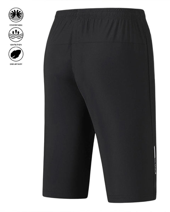 Pantalons Rafraîchissant Élastique Taille Cordons Séchage Rapide Actif