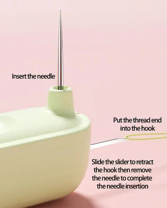 Outil 2-En-1 Enfile-Aiguille Et Enrouleur De Couture