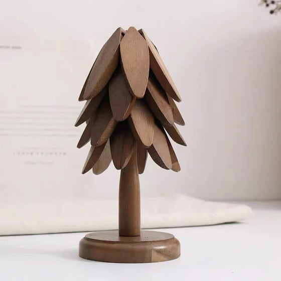 👍 Un Arbre Bois Massif Isolation Set De Table