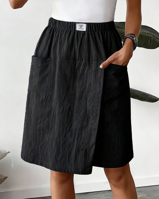Shorts 100% Coton Décontracté Poche Design
