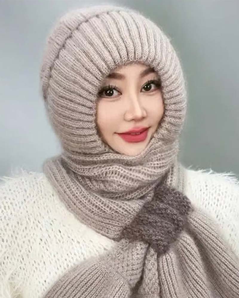 Bonnet Femme Anti-Vent Avec Protection Oreille