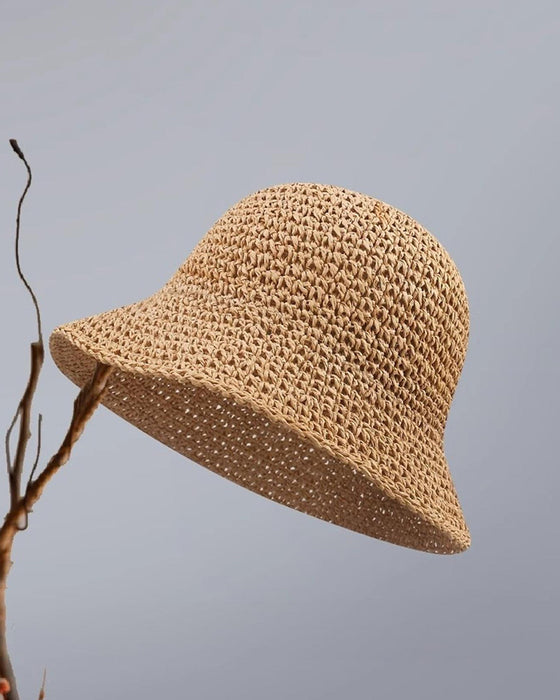 Chapeau Extérieur Tressé Paille