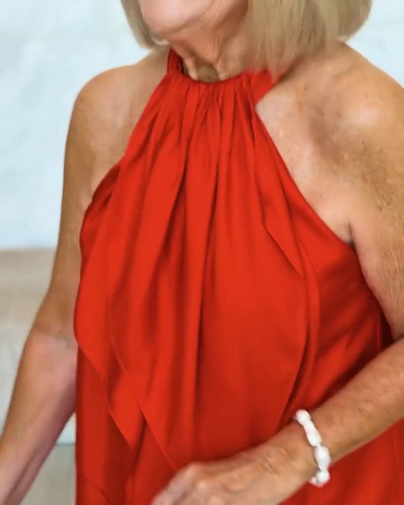 Débardeur Ruban Sans Manches Soutien Nuque