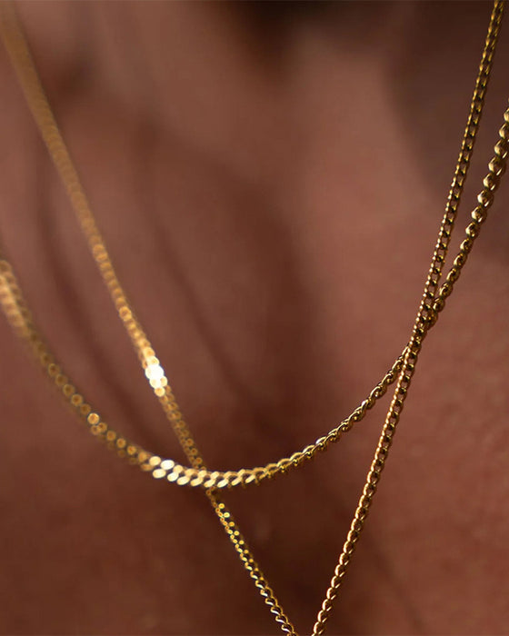 Minimal Pendentif Collier Duo