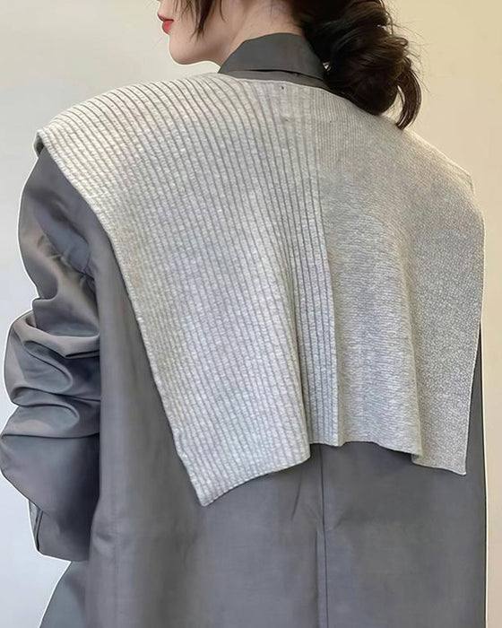 Châle Écharpe Décontracté Polyvalent Uni Pour Femmes