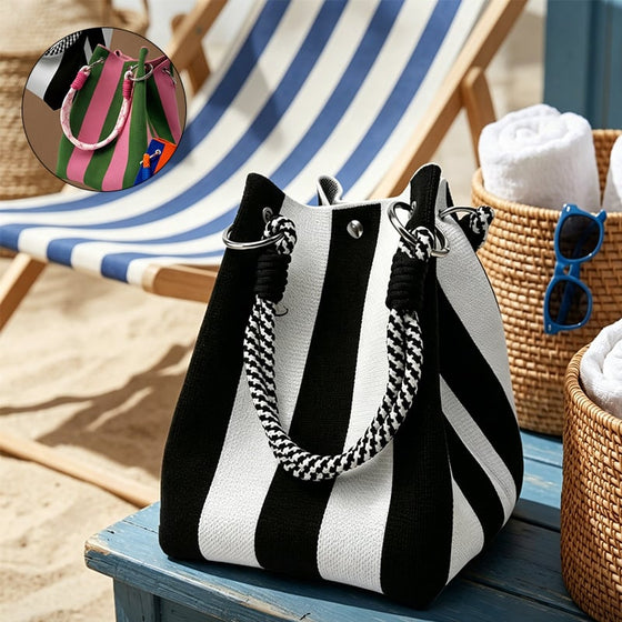Sac Mini Tissé Seau Tote