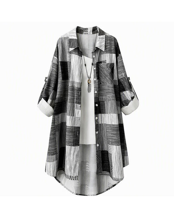 Chemise Patchwork Imprimé Midi