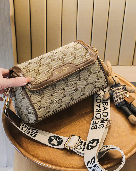 Sac Imprimé Ours Simple Épaule