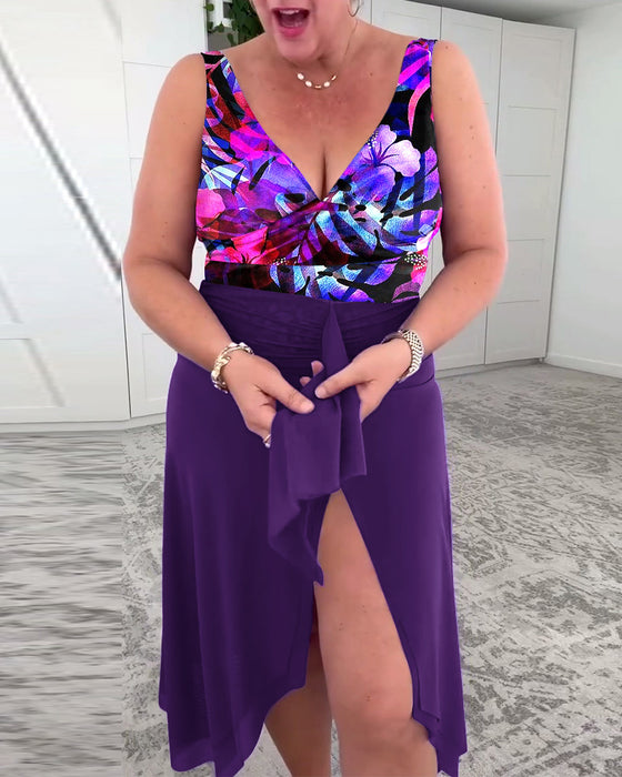 Maillot de bain Imprimé Floral Coloré