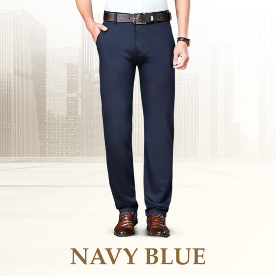 Pantalon Homme Extensible Coupe Droite