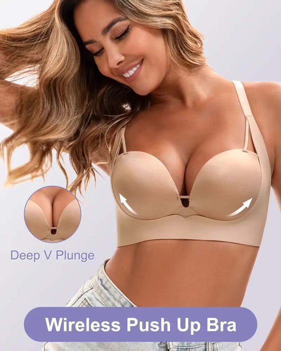 Soutiens-Gorge Push-Up Sans Armature Pour Femmes