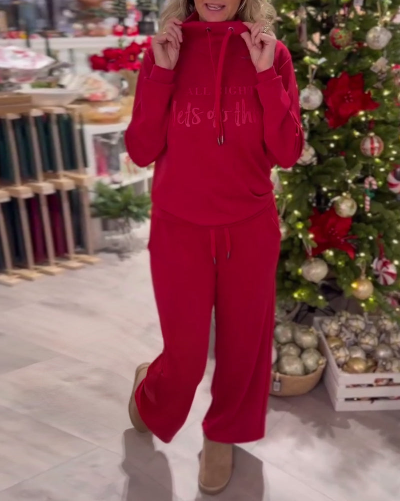 Ensemble Deux Pièces Décontracté Style Sportswear