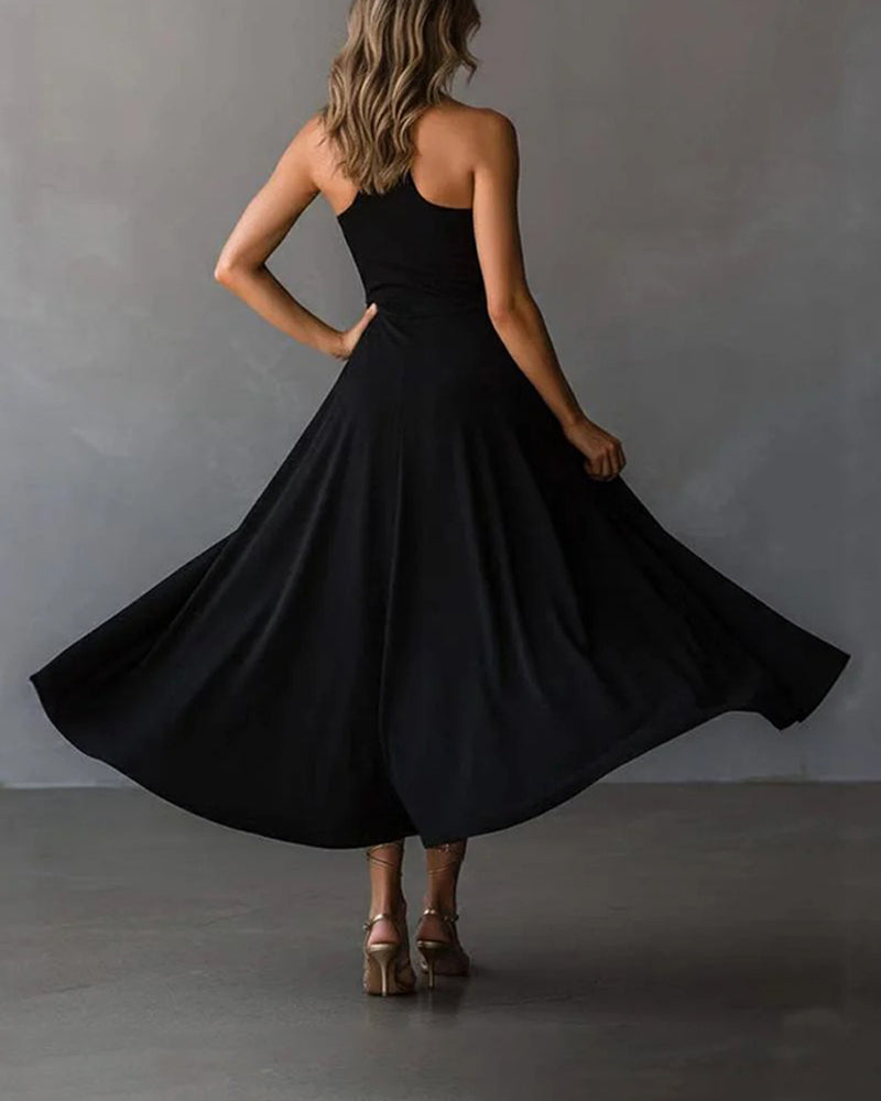 Robe À La Mode Col Nuque
