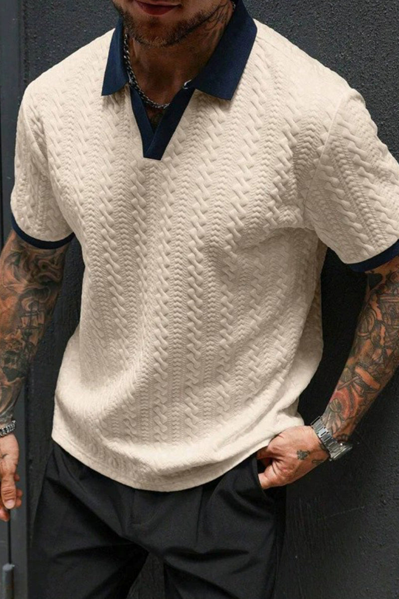 Chemise Homme Jacquard Tissé