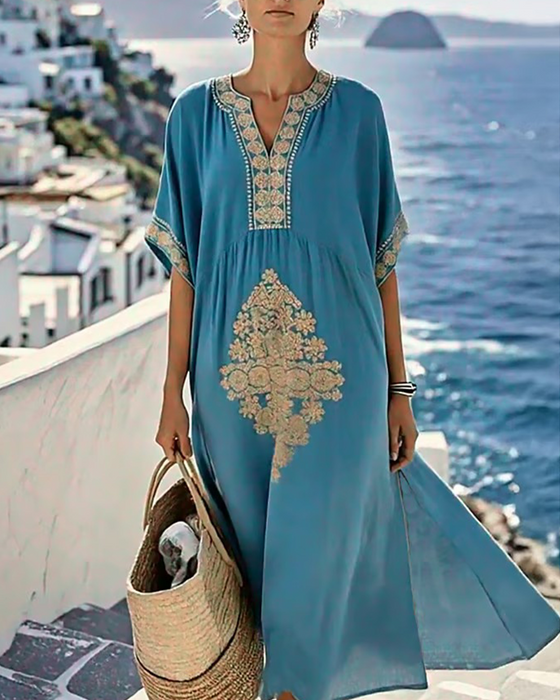 Robe Ample Manche Chauve-Souris