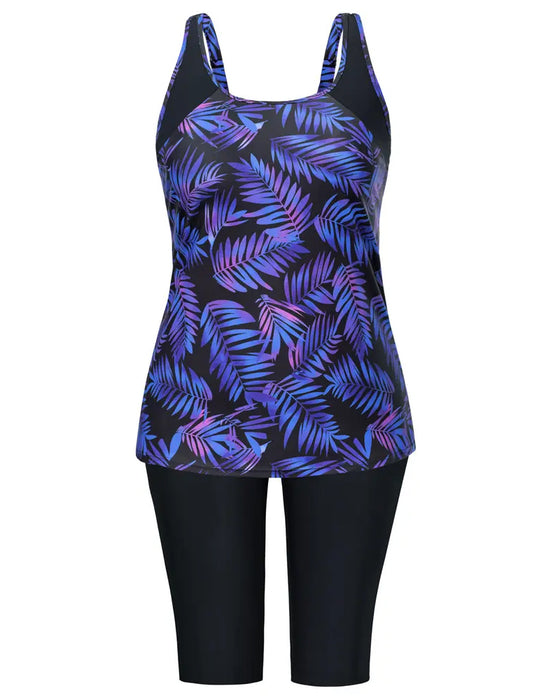 Tankini Vacances Imprimé Sans Manches